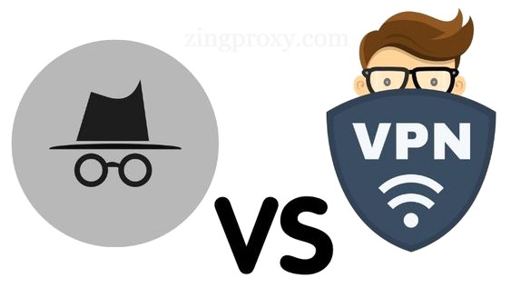 Lựa chọn giữa chế độ  ẩn danh và VPN